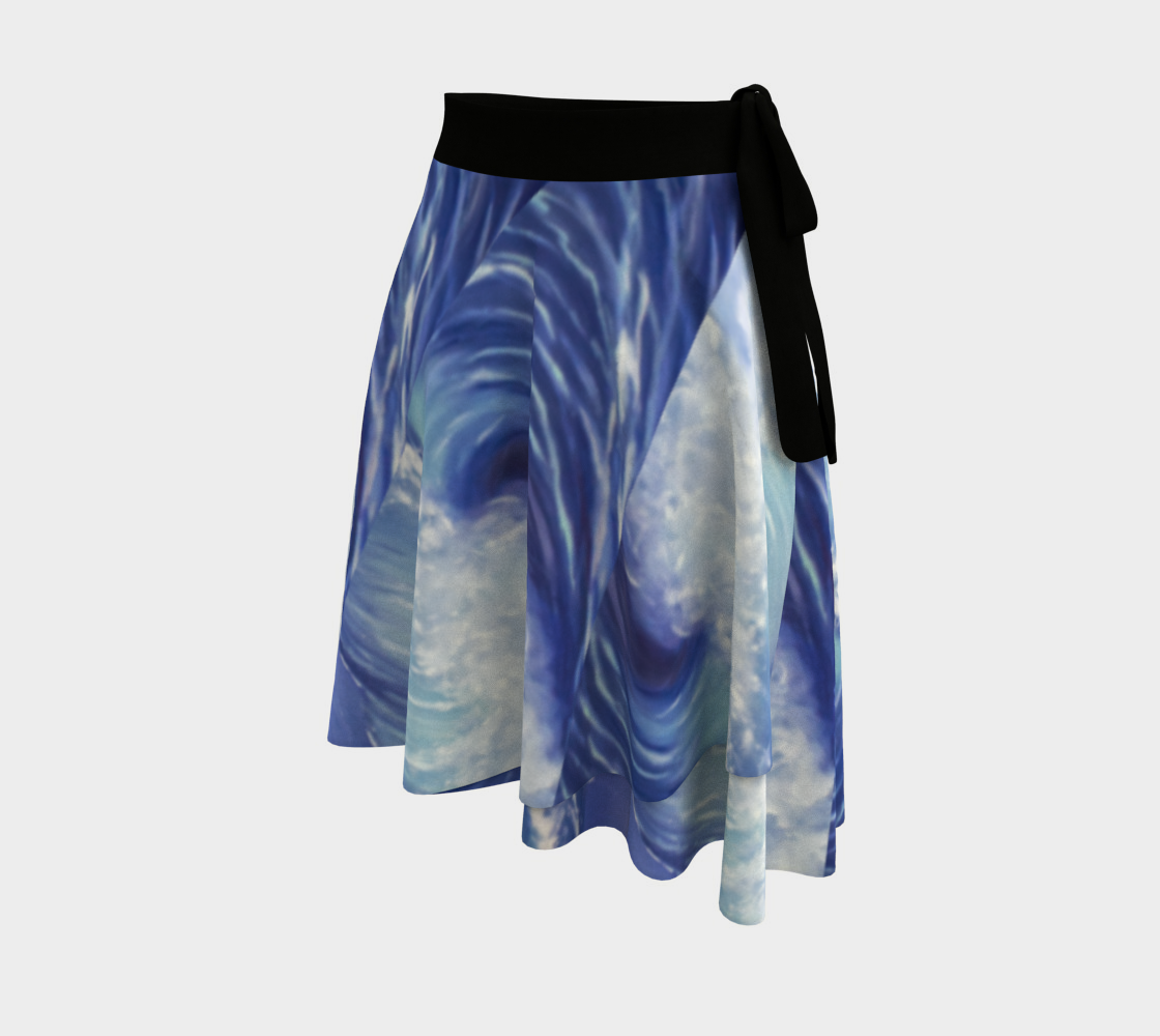 Jupe drapée - Outremer