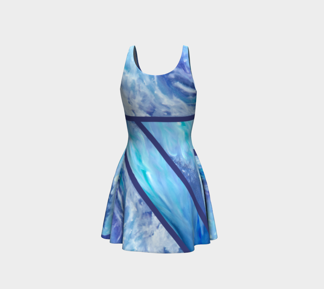 Robe évasée - Stronger than before (Modèle avec lignes)