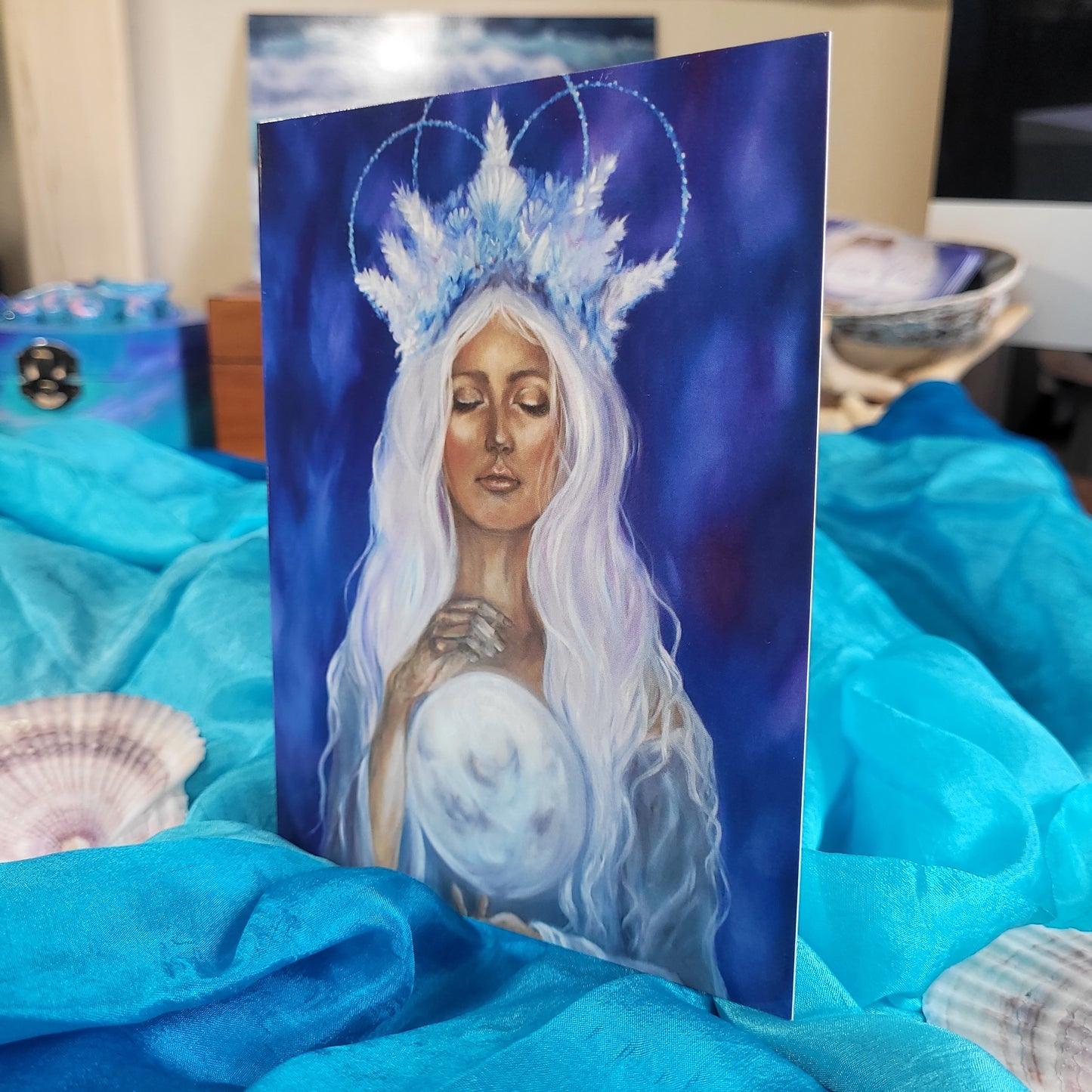 Carte de souhait - Fille de Lune