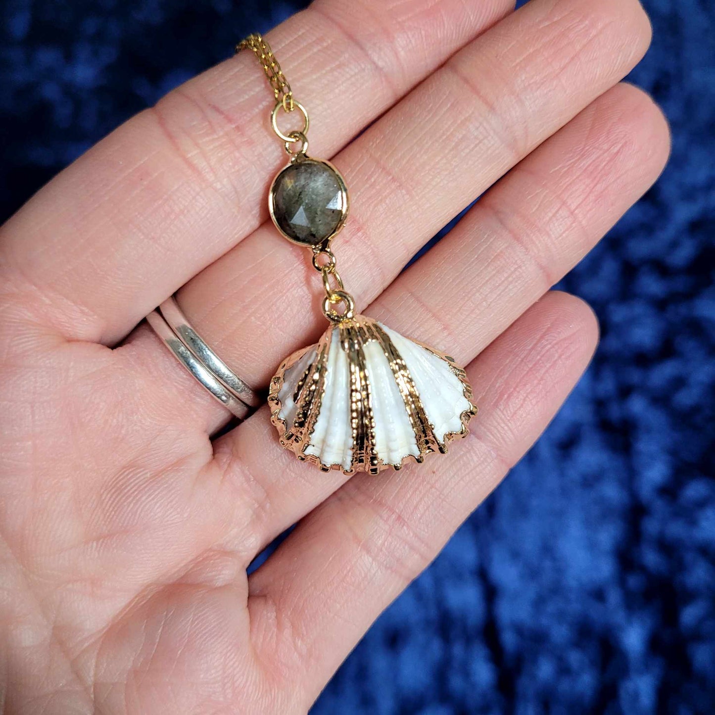 Pendentif Ondine - Labradorite