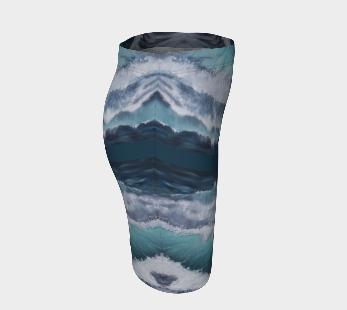 Mini-Jupe En eaux Turquoises