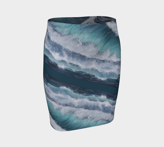 Mini-Jupe En eaux Turquoises