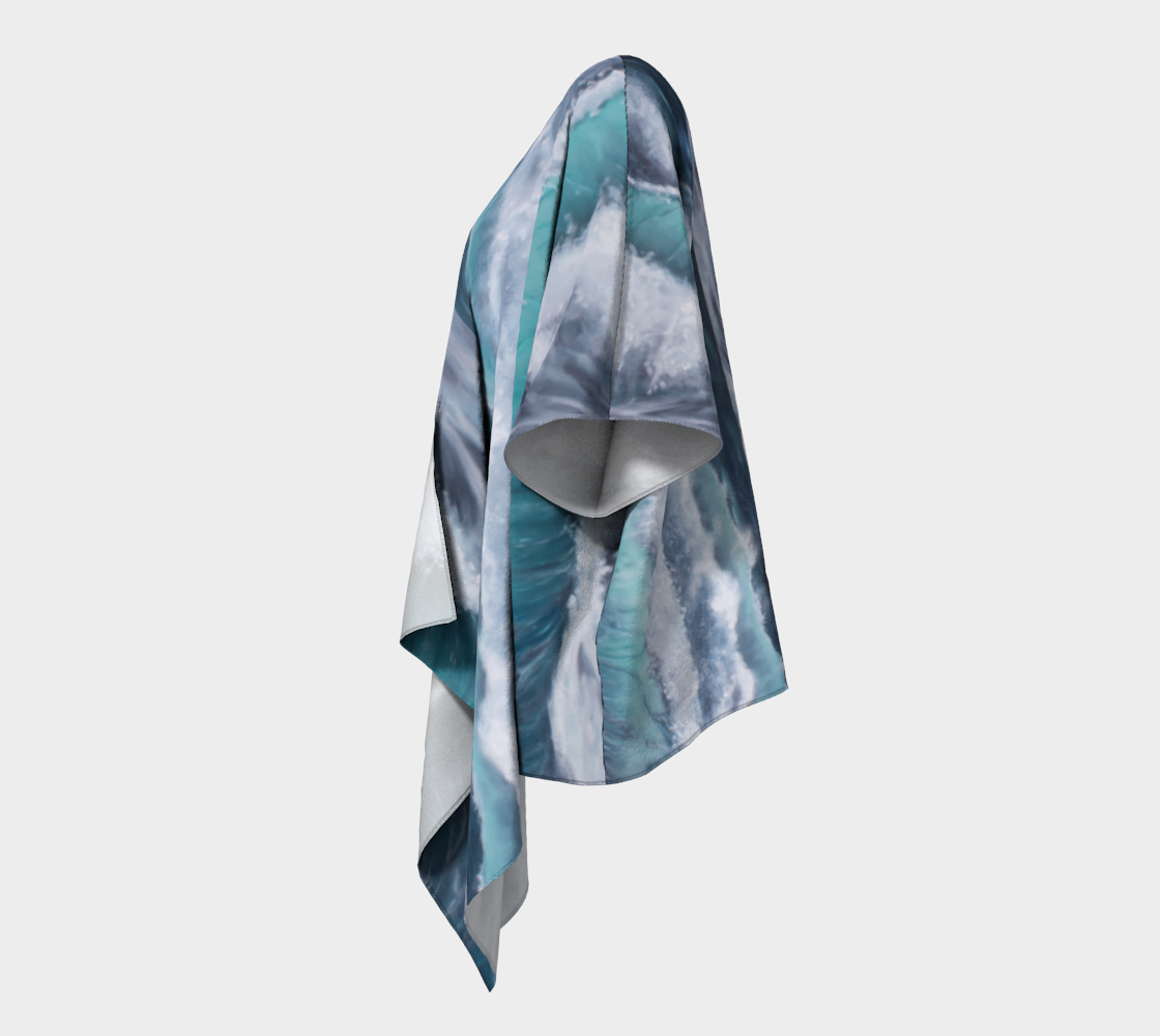 Kimono En eaux turquoises