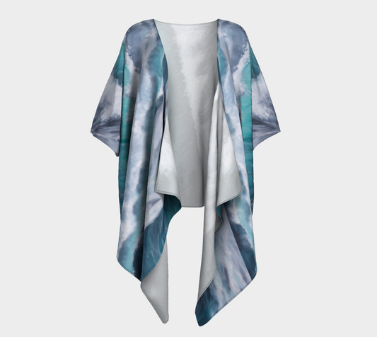 Kimono En eaux turquoises