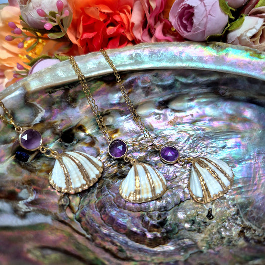 Pendentif Ondine - Améthyste