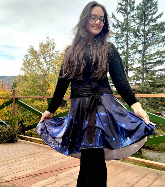 Jupe drapée Luna